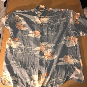 Tommy Bahama floral button up shirt